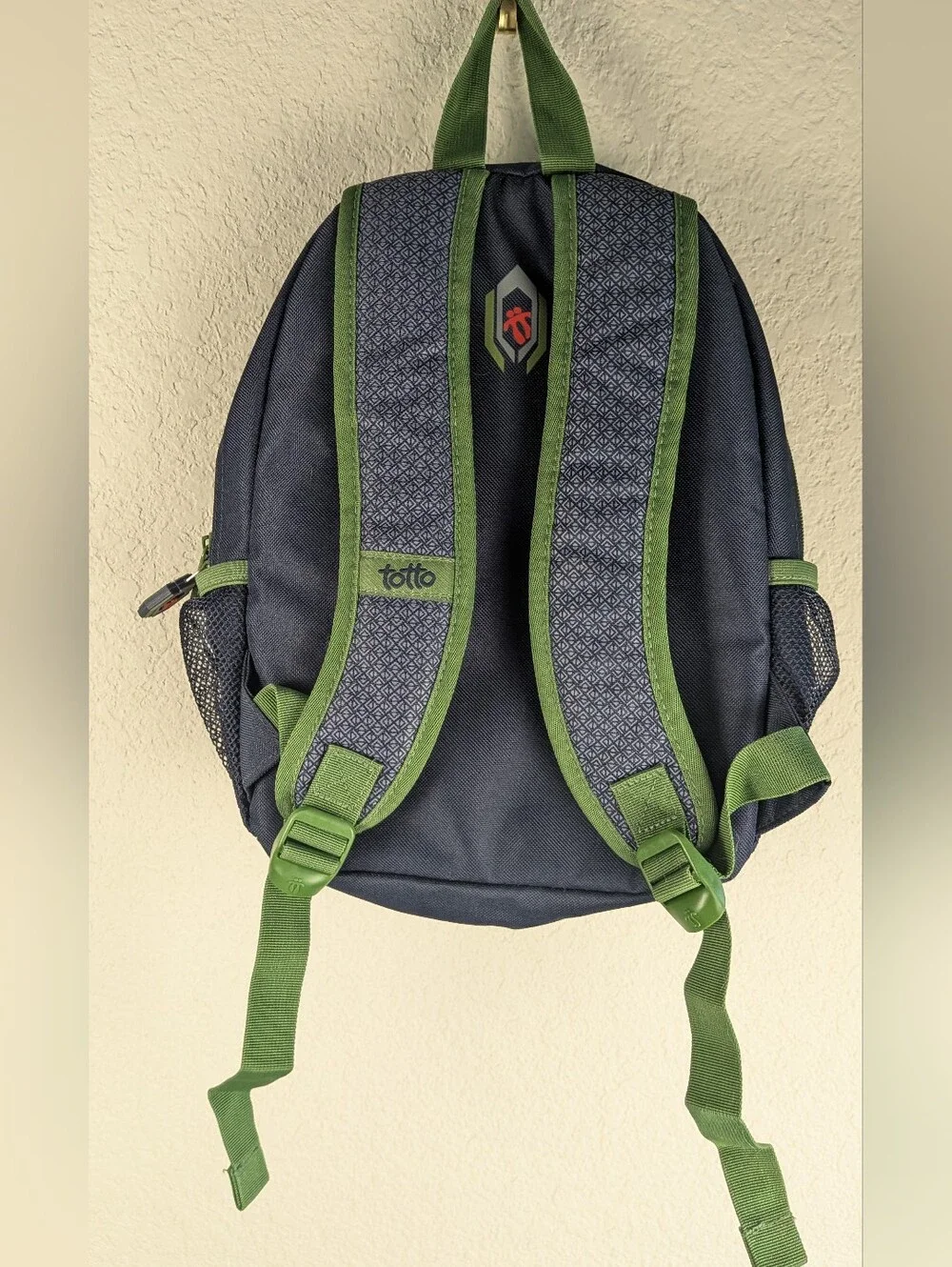 Totto Mithos School Backpack Robot Argon Graphic Blue Green 13